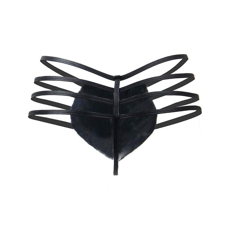 Velké pánské erotické spodní prádlo Boxerky z umělé kůže Nízký pas Sexy zip zdarma
