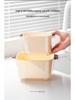 Buckle Draining Basket: Double Layer Food-Grade Basin for Washing Fruits, Vegetables, and Rice