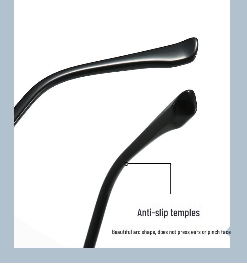 2024 Autumn Winter New CBD Business Titanium Frame Glasses with Anti-Blue Light and Myopia Protection, Model 15025