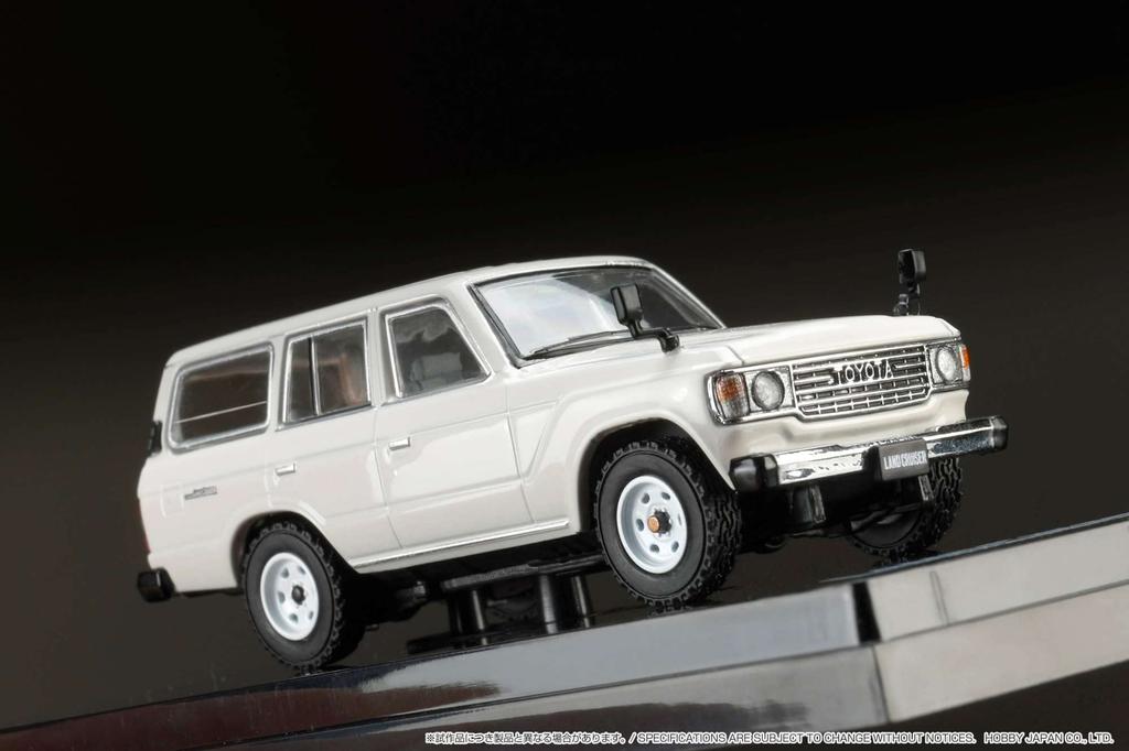 Hobby Japan Toyota Land Cruiser 60 GX 1981 White 1/64