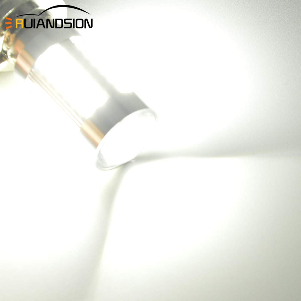 Ruiandsion H6M P15D LED Headlight 12V Hi/Lo Switchable 3030 66SMD