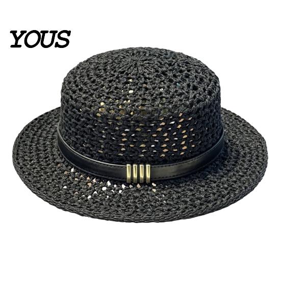 Fashionable Sun Hat for Holiday Women Wide Brim Straw Hat, with Retro Leather Belt, Lightweight Protection UV Foldable Breathable Travel Summer Beach