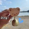 Japanese Style Wooden Door Bell Cartoon Self-Adhesive Wind Chimes Rabbit/Cat Shape Hanging Shopkeepers Bell Hanging Decorative