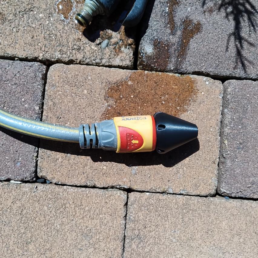 Drainage Ditch Cleaning Nozzle - with Powerful Water Flow for Drain Cleaning, Manual Pipe Cleaner Tool