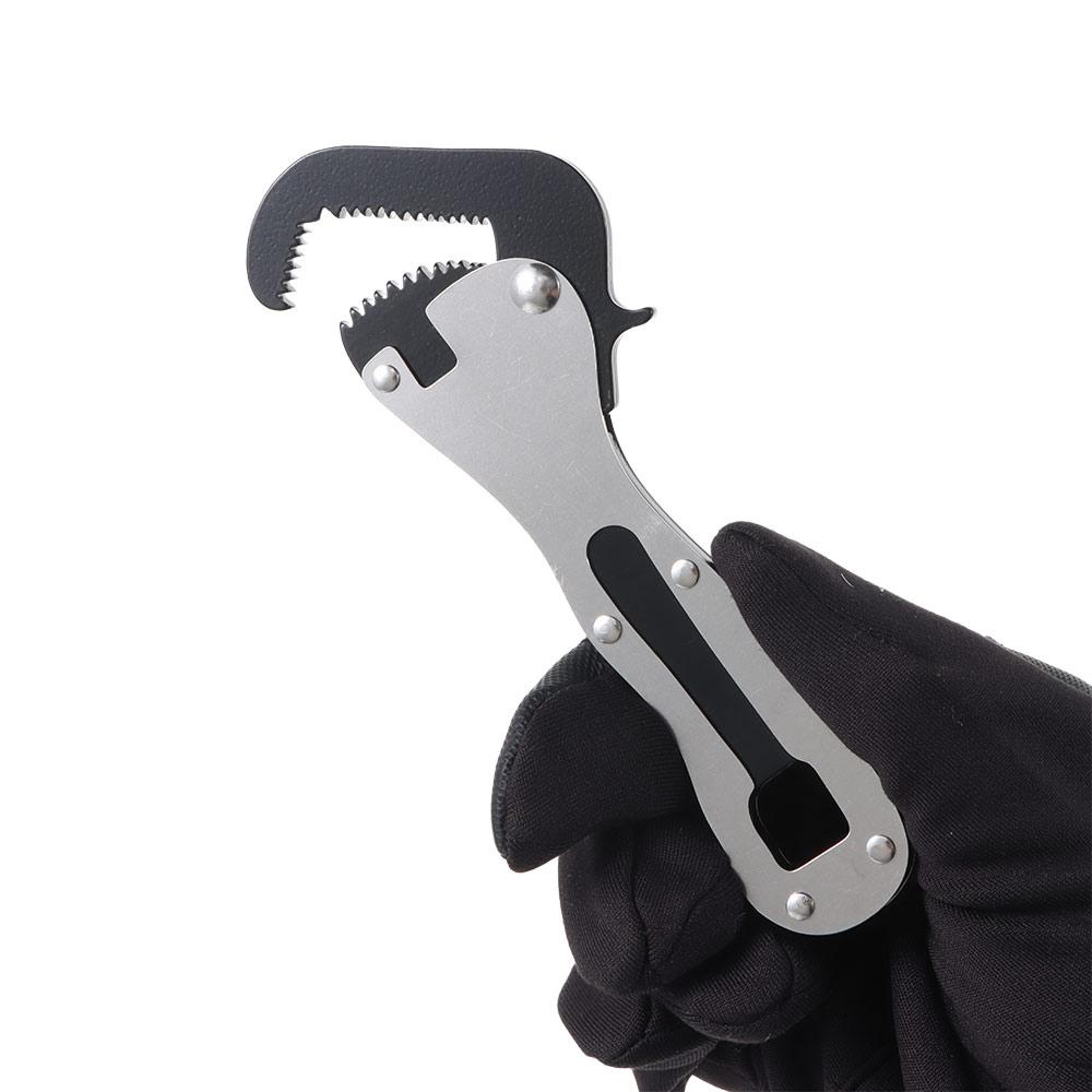 For Tight Spaces 2 In 1 Wrench Tool Hand Tools Adjusting Wrench Micro Stubby Pipe Vise Wrench