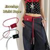 Vintage Envelop Waist Rope Y2k Dress Jeans Belt Fashionable Leather Waist Bag  Waist Belt