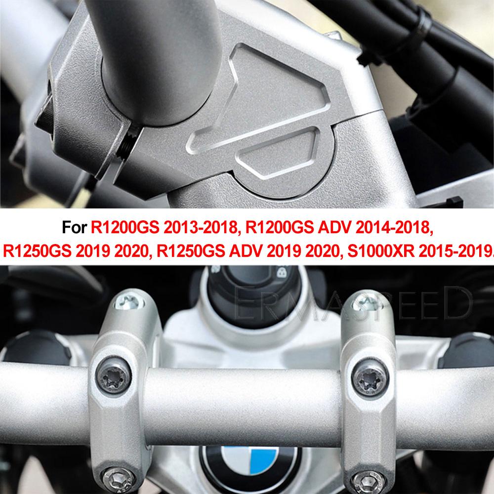 22mm Motorcycle Handlebar Risers Handlebar Clamp Mount Adaptor For R1200GS 2013-2018 R1250GS - ADV S1000XR