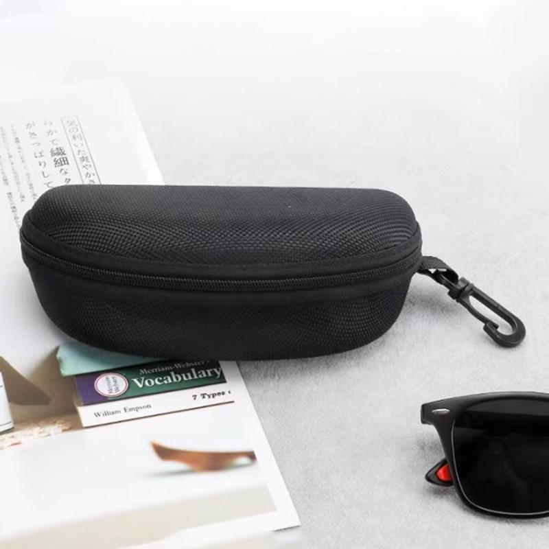 Portable Hard Oxford Cloth Zipper Box Eyewear Storage Case Sunglasses Reading Glasses Carry Bag Eyeglass Packaging Case
