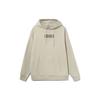 Li Ning Sports Fashion Series Embroidered Logo Fleece Pullover Sweatshirt Unisex Sweatshirt Oyster-Gray AWDRD42-6