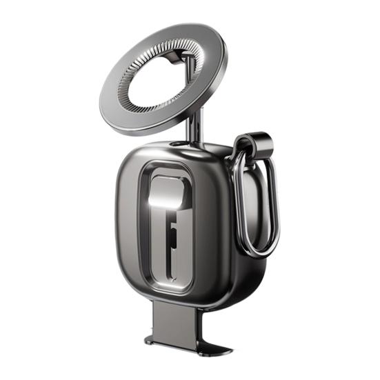 Mobile Phone Holder Adjustable 720 Degrees Angle Magnetic Airplane Travel Stand Compact Foldable Phone Mount