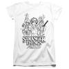 Stranger Things: Tales from Â´85 Womens/Ladies Group Sketch Capped Sleeved T-Shirt