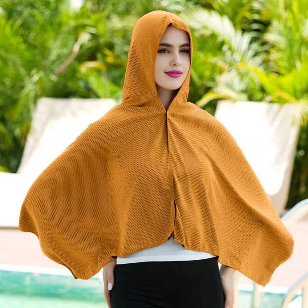 Creative Bath Towel Breathable Sports Cooling Cape Multi-Functional Cooling Shawl  Cycling