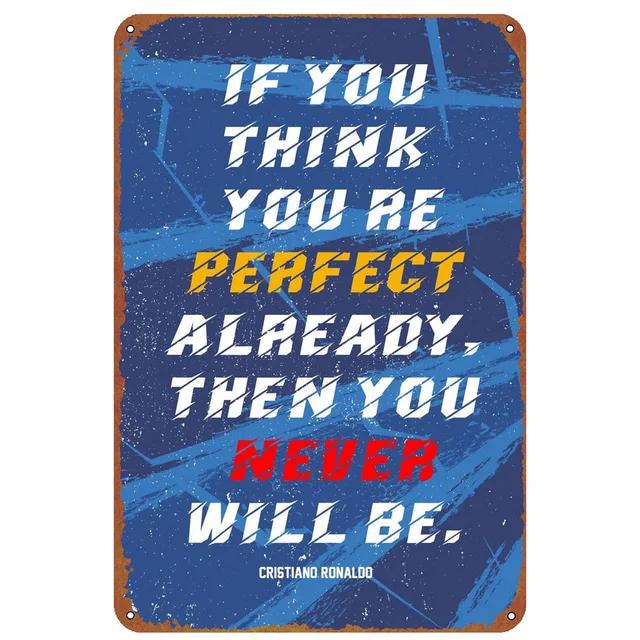 Vintage Metal Tin Sign  Dont Stop Until Youre Proud  Retro Wall Decor for Man Cave Home Cafe Garden Club Bar  Iron Poster Pai