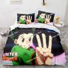 HUNTER×HUNTER Bedding Set Printed Bed Set Duvet Cover Sheet Pillowcase Bed Soft Quilt Cover Full Queen King Size 3D Print Anime