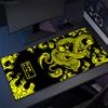 Japanese Dragon Large Gaming Mousepad XXL Keyboard Gamer Mouse Pad on The Table Speed Desk Mat Anime X Yellow Mouse Mats