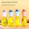 Universal Glass Oil Spray Bottle: Dustproof, Large Caliber, Uniform Seasoning Dispenser