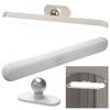 Wireless Mirror Vanity Lights Battery Operated LED Makeup Mirror Light Adjustable Color Brightness & Angle for Home Bathroom
