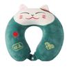 Cartoon U-Shaped Pillow Memory Foam Pillow Core Neck-Protecting Pillow for Airplane Car Travel Portable Office U-Shaped Pillow