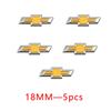 DNPQR1 18mm Aluminum Car Key Badge Emblem Replacement Car Key Stickers For Chevrolet Cruz Mai Rui Bao Cobalt Impala Onix SS EUV Trax