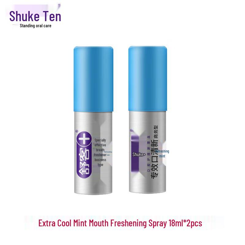 Shuke Long-lasting Mint Oral Freshening Spray (2-Pack)