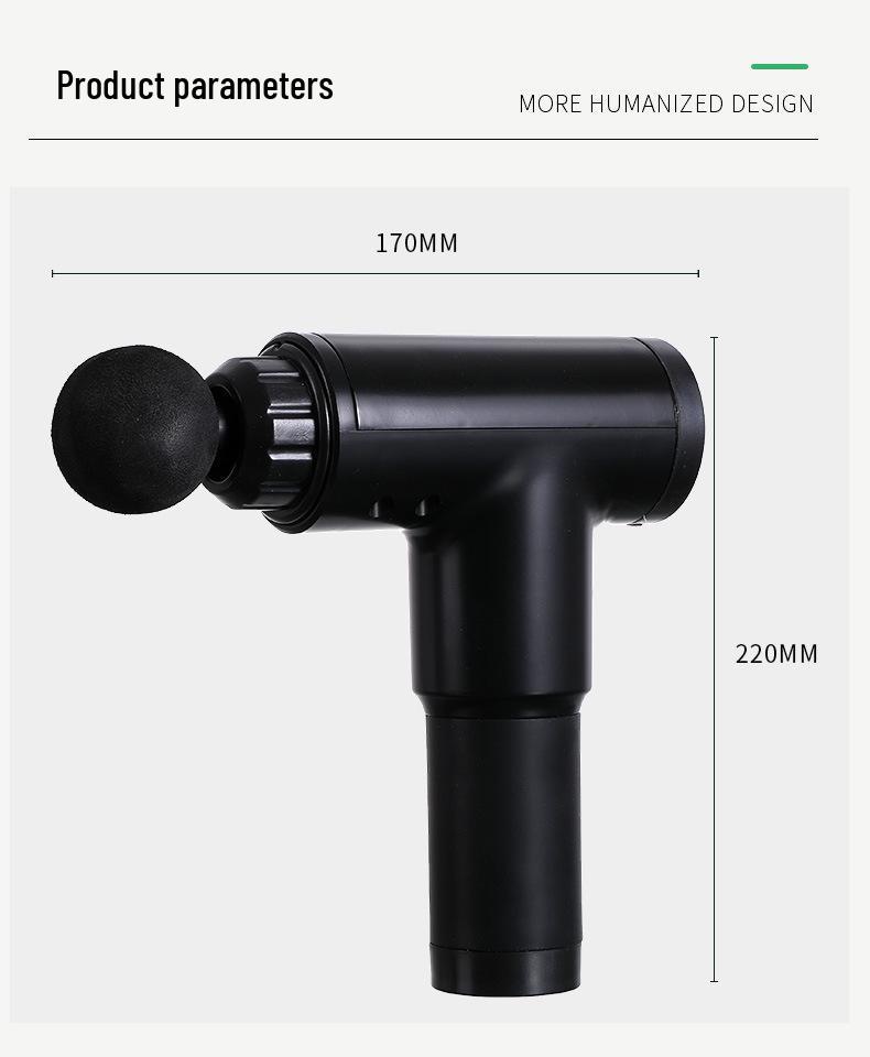 Electric Multifunctional Sports Massage Gun for Deep Muscle Relaxation and Yoga