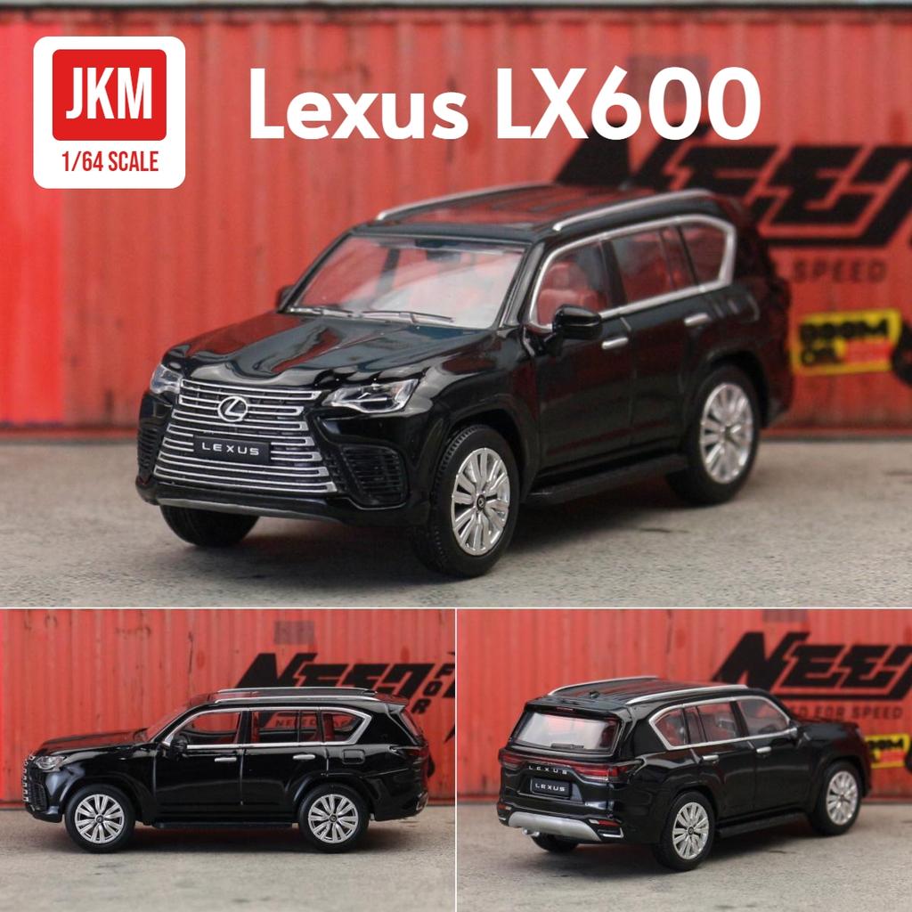 QMV5 1:64 Lexus LX600 Sport Miniature Model JKM 1/64 Premium SUV Toy Car Vehicle Free Wheels Diecast Zinc Alloy Metal Collection Gift