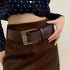 American Spice Girl Style Wide Belt Retro Ladd Waist Shows Skirt Temperament Premium Decorative Western Cowgirl Waistband