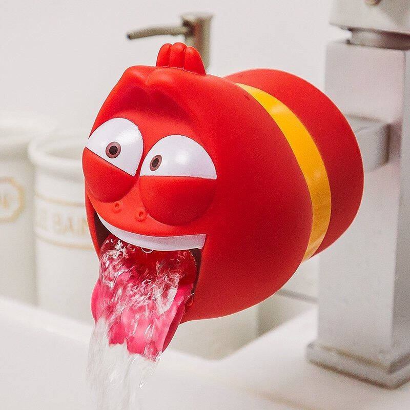 

Faucet Insect Larva Extender Device Kid Hand Washing Tool Splashproof Head Prop красный