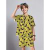 Kids Set Animal Duck Printed Kids T-shirt and Shorts 2 Piece Set Summer Casual Outdoor Boys and Girls Outfit Kids Clothing