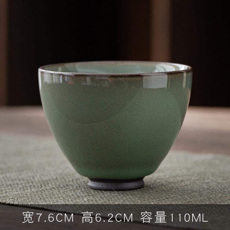 ברזל גלגל רשמי טיאנקינג קרמיקה קונג פו סט תה טעימה אישית ג'ון קילן סגנון סיני ג'יאן מאסטר כוס