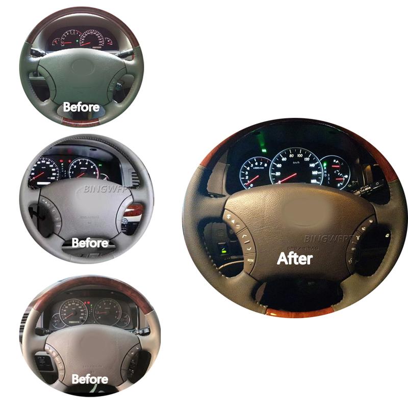 Auto Parts Multi-function Steering Wheel Control Switch Buttons For Toyota Land Cruiser Prado 120 2004-2009 75B037