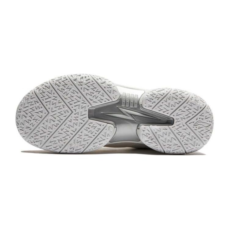 Li Ning Wind Shadow V1 Shock Absorbing Wear Resistant Low Top Kids Basketball Shoes Kids Basketball Shoes Cloud-White YKBT082-7