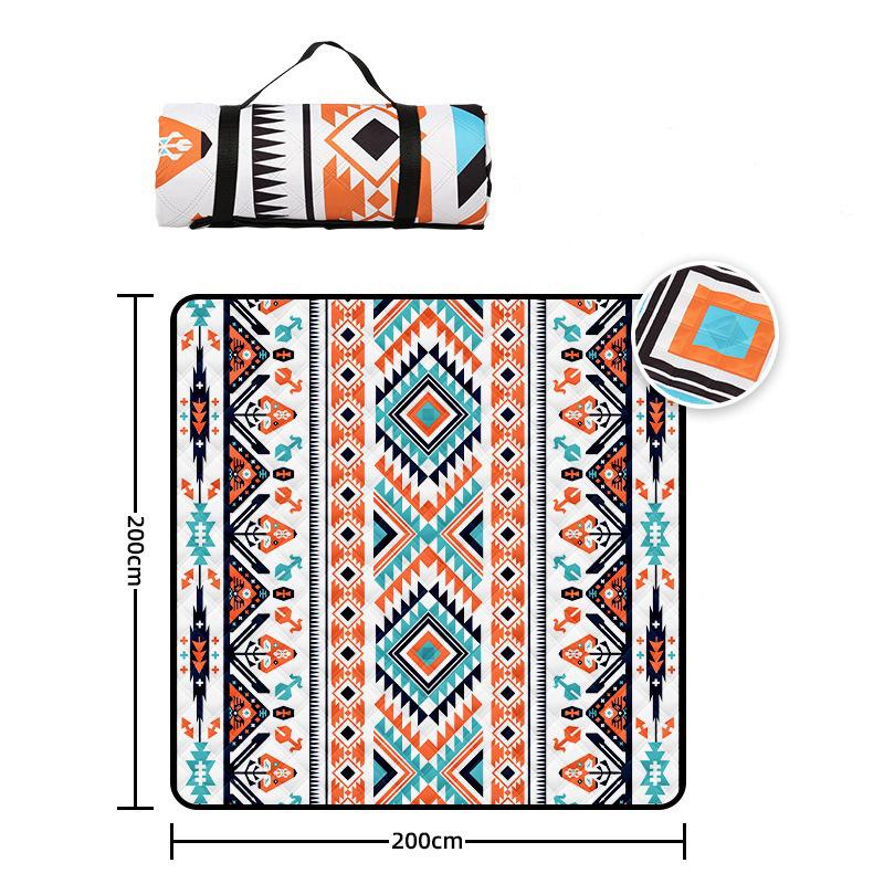 Camping Mat Waterproof Foldable Floor Mat Waterproof Blanket Easy-Clean Outdoor Camping Mat For Festival Travel Picnic