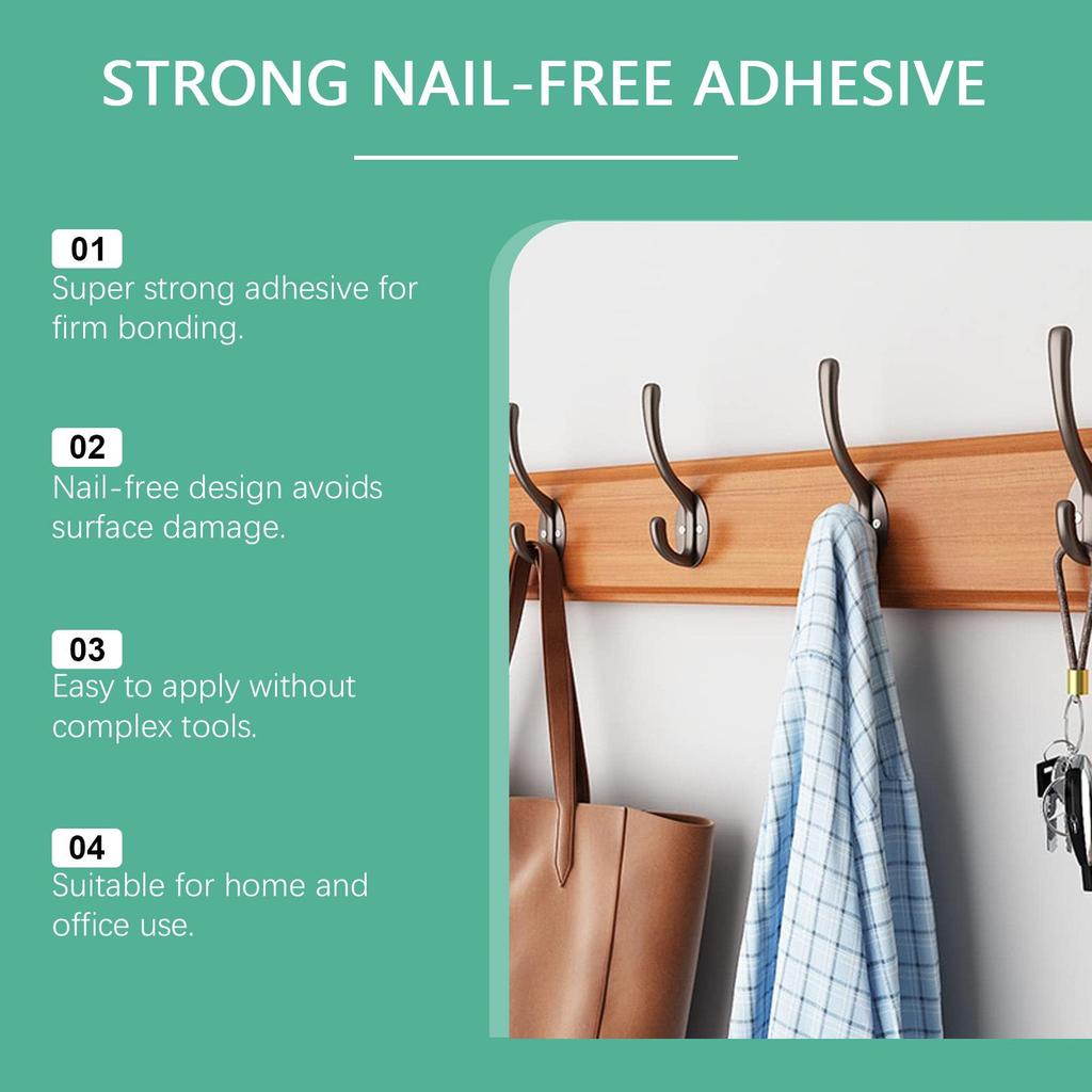 JUE FISH Multi-Surface Nail-Free Fast-Drying Adhesive Glue for Home