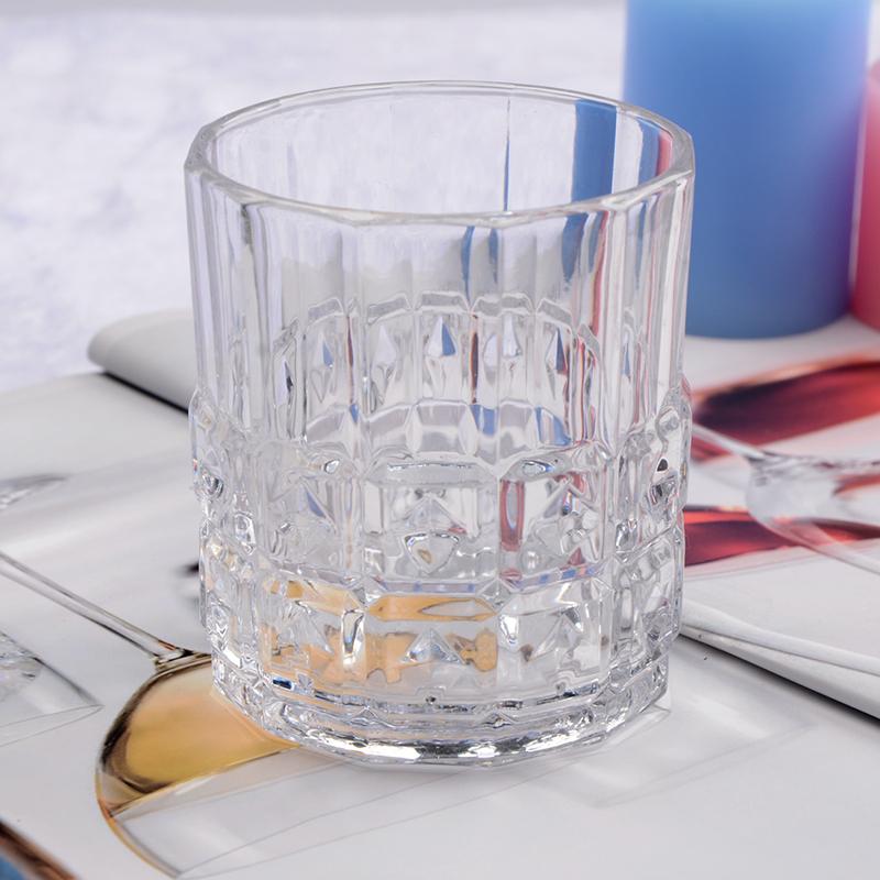 6pcs Wine Glasses Set Elegant Ins Glass Cups Tumbler Drinkware Bar Accessories Transparent Cups Water Glass Coffee Mug Tableware