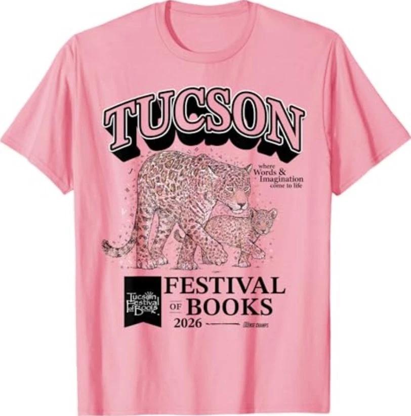 Tucson Festival of Book Merch TFOB 2026 Critter Jaguar T-Shirt XXL