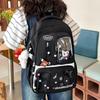 2025 Wear-Resistant Large Capacity Transparent Ita Backpack for Middle School Girls
