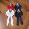 Sophisticated Tie Brooch Professional Stewardesses Student Grooms Bows Unique Tie for Ceremony and Celebrations