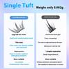 10 Rows Voluminous Glue-Free False Eyelashes 5D Fluffy Thick False Apply Extension Natural Lash Easy Segmented Curling Eyelashes