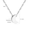 Minimalist Cold Tone Metal Cross Pendant Necklace Small Batch Design Personalized Jewelry Long Lasting