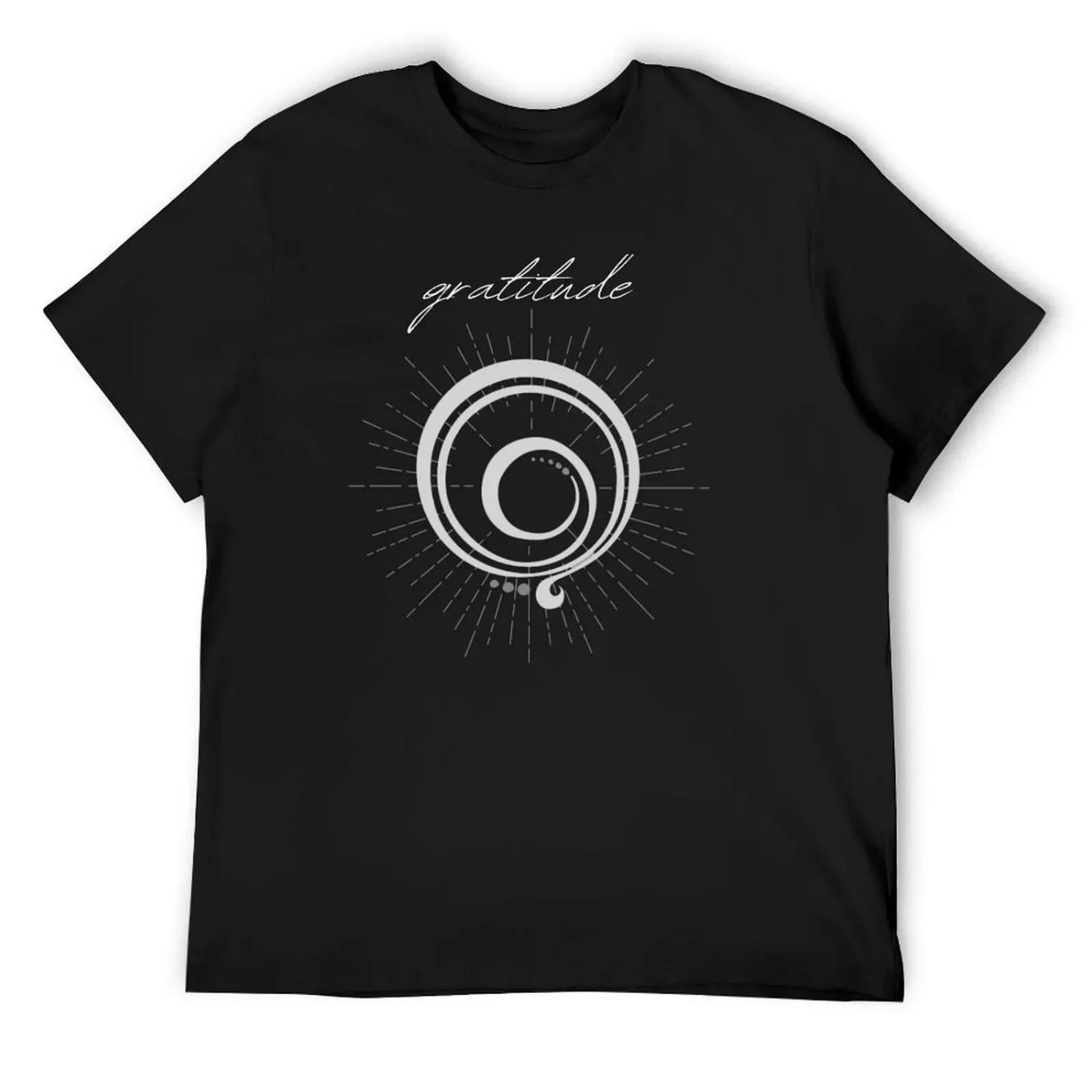 Gratitude T-Shirt vintage t shirts Funny t-shirt funny shirt cotton men t shirts S