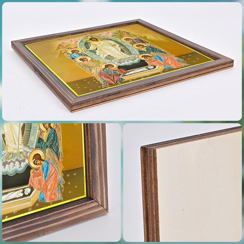 Russian Eastern Orthodox Church Wooden Wall Decor - Rustic Wooden Sign for Desktop, Door, Wall Decor - Ideal Gift for Friend & Family