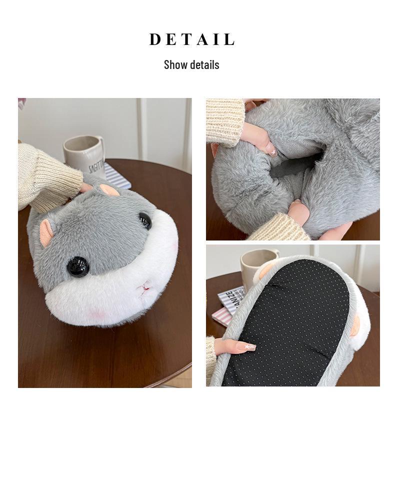 Pantofole in Cotone da Donna e Uomo con Velluto, Copri-Tallone, Design Caldo a Punta Chiusa per Comfort Domestico e Post-Partum