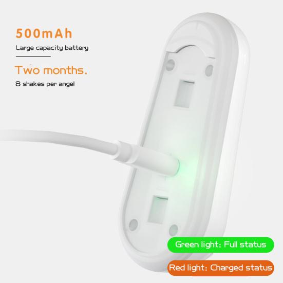 Toiletten-Nachtlampe, bunte Lichter, wiederaufladbar über USB, wasserdicht, mit Bewegungssensor, aktiviertes LED-Licht, Badezimmerzubehör