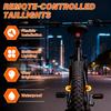 2Pcs Bike Tail Light with Turn Signal Waterproof Split Bicycle Rear Lights with 5 Modes Safety Warning Bike Lamp for Cycling