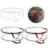 Christmas Wreath Storage Bag with See Through PVC Material Sturdy Handles and Closure for Easy Access and Protection