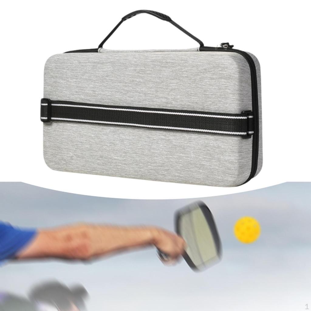 Pickleball Case Protective EVA Racket Bag Paddle Holder Organizer Large Capacity Waterproof Material