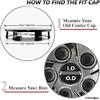 RTrhinotuning 4 PCS 76.2 mm Wheel Center Caps Compatible with 2002-2014 F150 2007-2015 Expedition 2L34-1130, OD: 3 in / 76.2 mm ID: 2.57 in / 65.2 mm