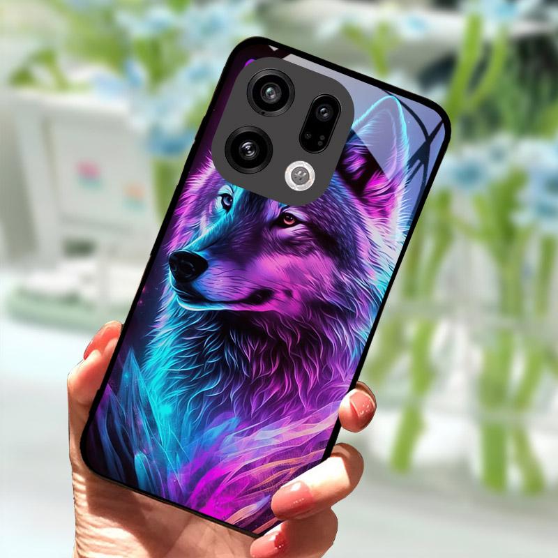 Case For OPPO Find X9 X9Pro X8 Pro X8S X8 Ultra Hard Cover Tempered Glass Protective Shell For OPPO FindX9 FindX8 Phone Bags