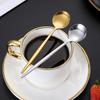 30Pcs Cutlery Set Stainless Steel Knife Fork Tea Spoon Dinnerware Set Western Golden Flatware Mirror Polishing Silverware Set